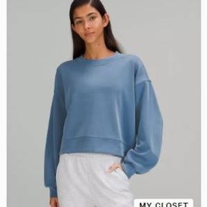 Lululemon Softstreme Perfeclty Oversized Crop Crew size 6